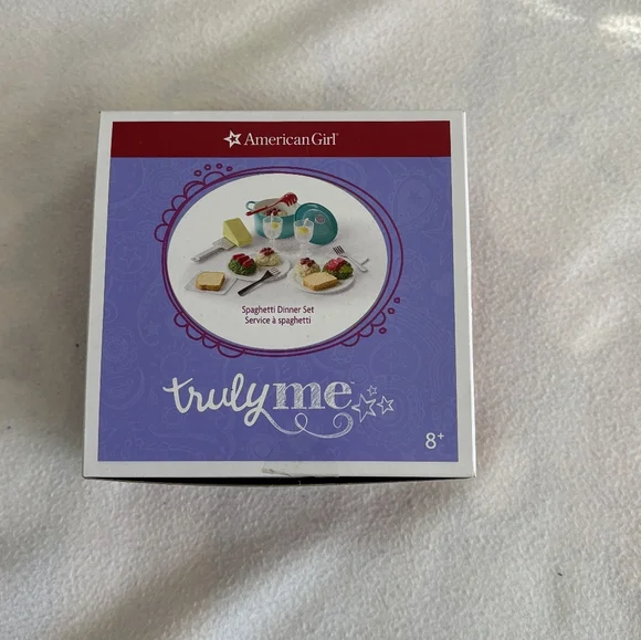 American Girl Truly Me Spaghetti Dinner Set for 18'' Doll With Box - Picture 1 of 5